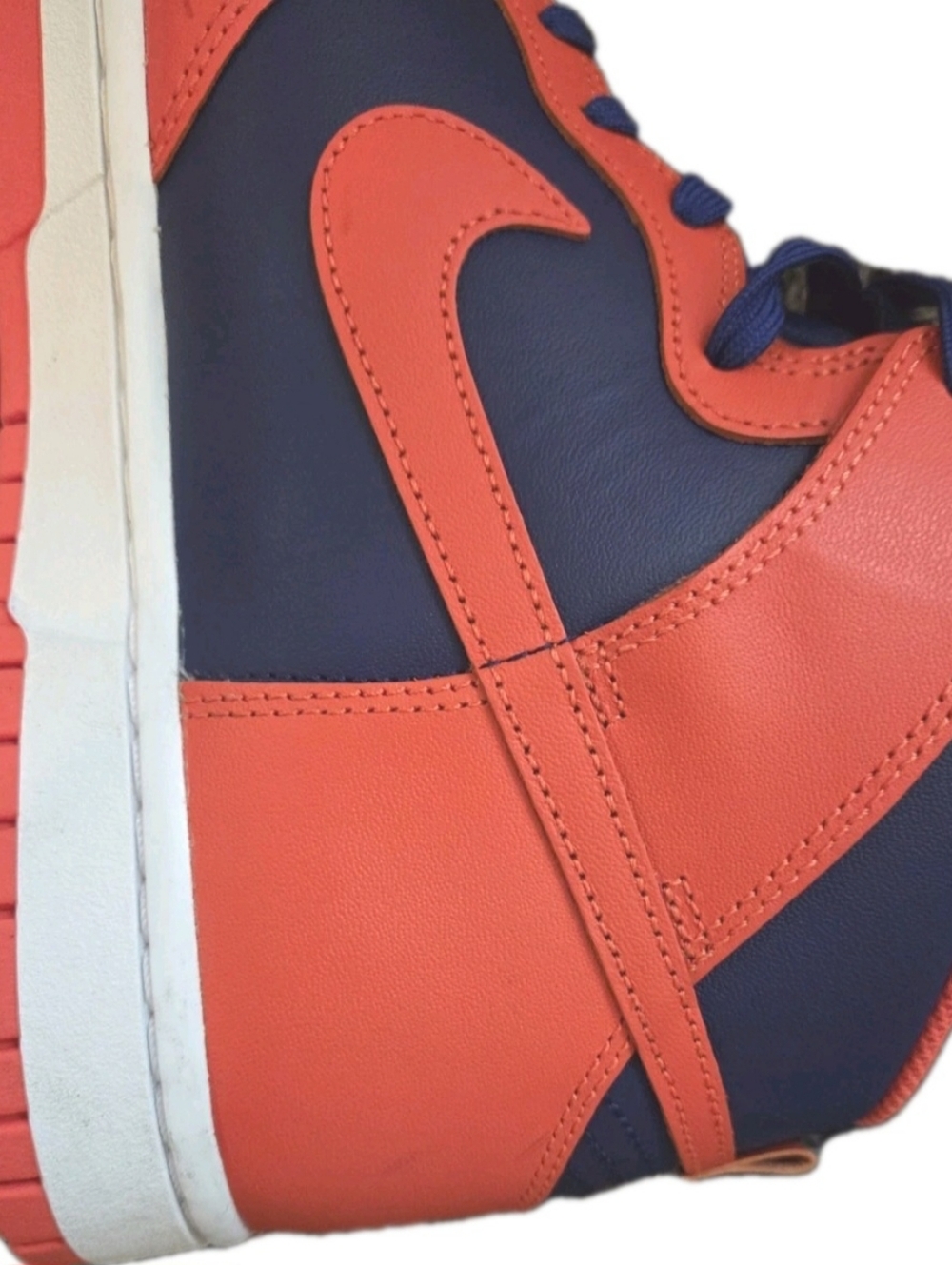 Nike Dunk High New York Knicks Orange/Royal Blue Men Size 10.5 DD1399-800 - Picture 8 of 16